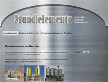 Tablet Screenshot of mundielemento.com